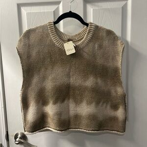 Free People sleeveless sweater